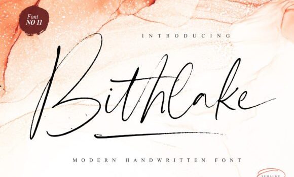 Bithlake Font Fonts Free Download Bithlake Font - Featured Image