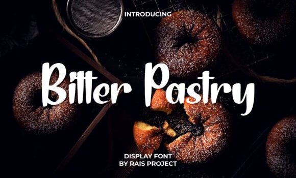 Bitter Pastry Font - Featured Image