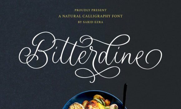 Bitterdine Font Fonts Free Download Bitterdine Font - Featured Image