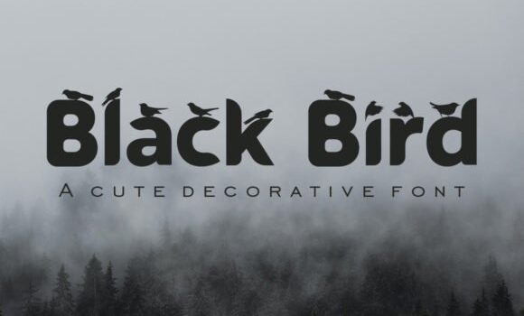 Black Bird Font - Featured Image