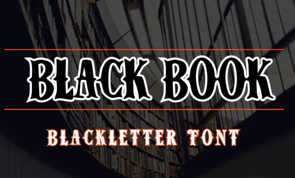 Black Book Font - Featured Image