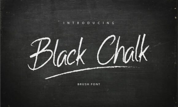 Black Chalk Font - Featured Image