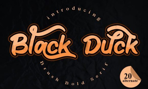 Black Duck Font Fonts Free Download Black Duck Font - Featured Image