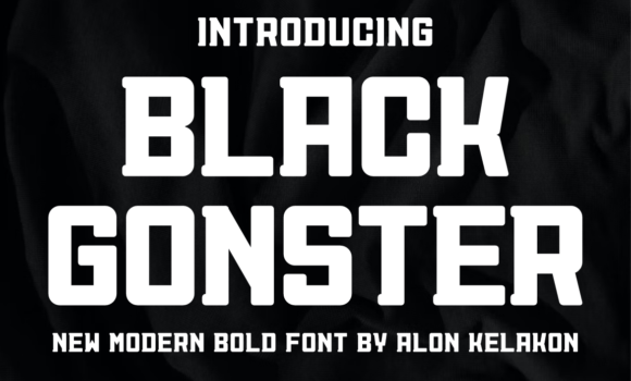 Black Gonster Font - Featured Image