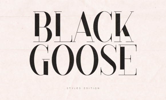 Black Goose Font - Featured Image