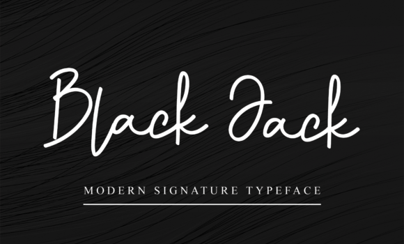 Black Jack Font - Featured Image