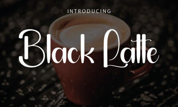 Black Latte Font Fonts Free Download Black Latte Font - Featured Image