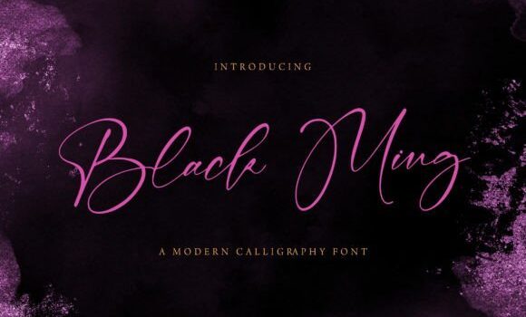 Black Ming Font - Featured Image