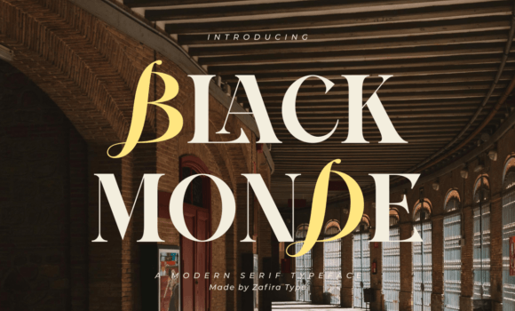 Black Monde Font - Featured Image