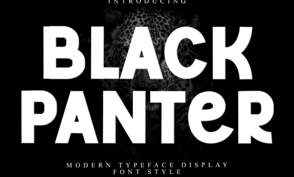 Black Panter Font - Featured Image