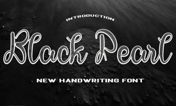 Black Pearl Font - Featured Image