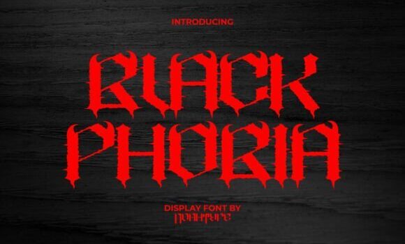 Black Phobia Font Fonts Free Download Black Phobia Font - Featured Image