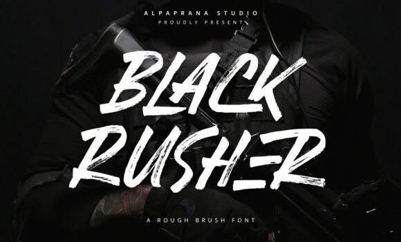 Black Rusher Font Fonts Free Download Black Rusher Font - Featured Image