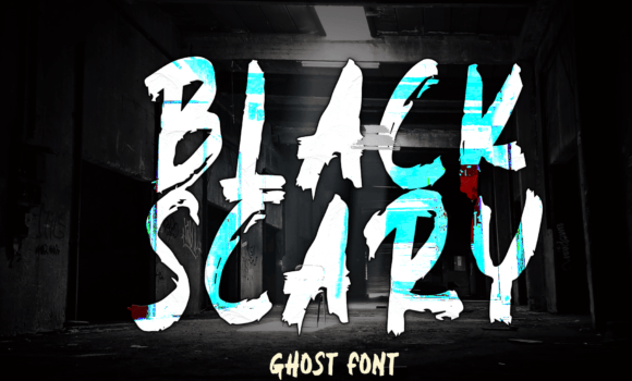 Black Scary Font - Featured Image