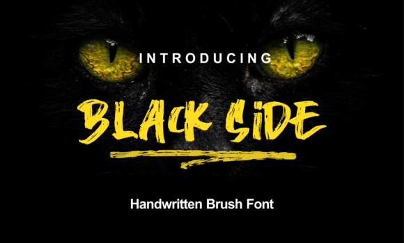 Black Side Font - Featured Image
