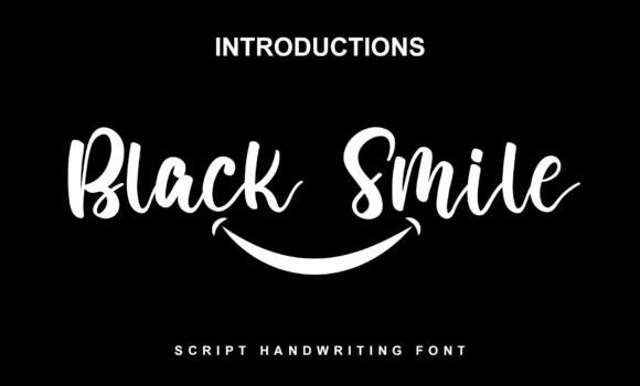 Black Smile Font - Featured Image