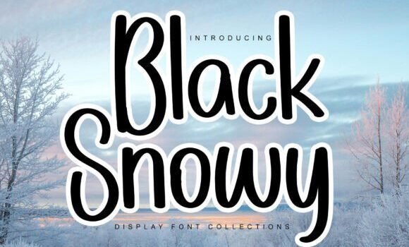 Black Snowy Font Fonts Free Download Black Snowy Font - Featured Image