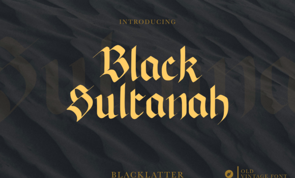 Black Sultanah Font Fonts Free Download Black Sultanah Font - Featured Image