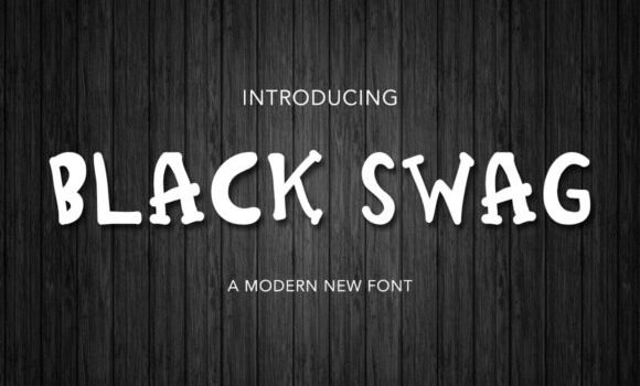 Black Swag Font - Featured Image