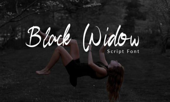 Black Widow Font - Featured Image