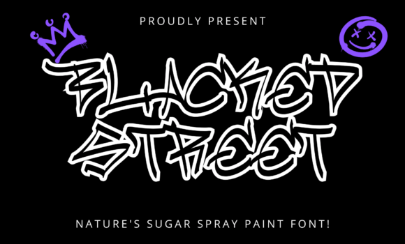Blacked Street Font Fonts Free Download Blacked Street Font - Featured Image