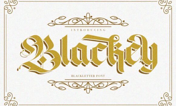 Blackey Font - Featured Image