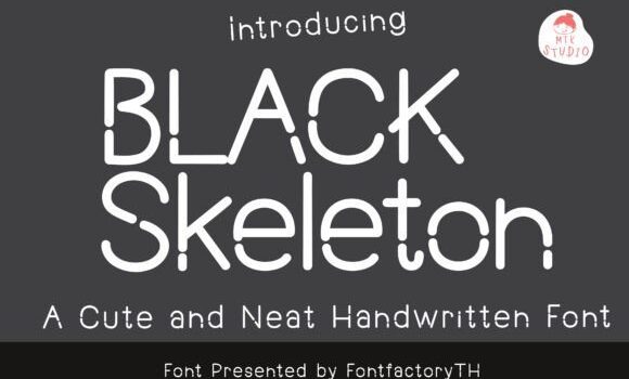 Blackskeleton Font Fonts Free Download Blackskeleton Font - Featured Image