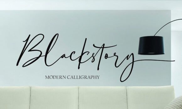 Blackstory Font - Featured Image