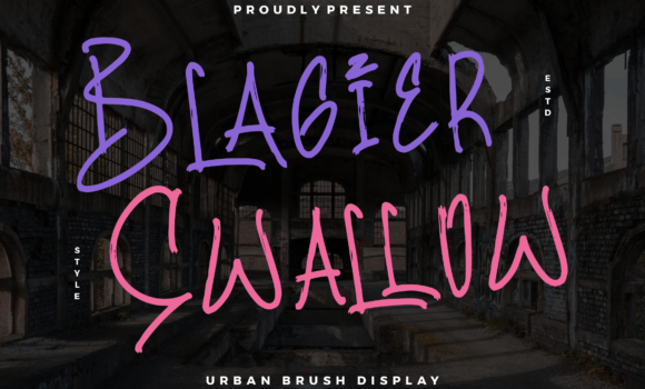 Blagier Swallow Font - Featured Image
