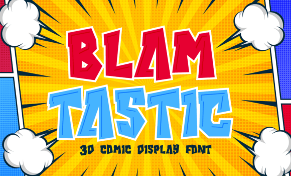 Blamtastic Font - Featured Image