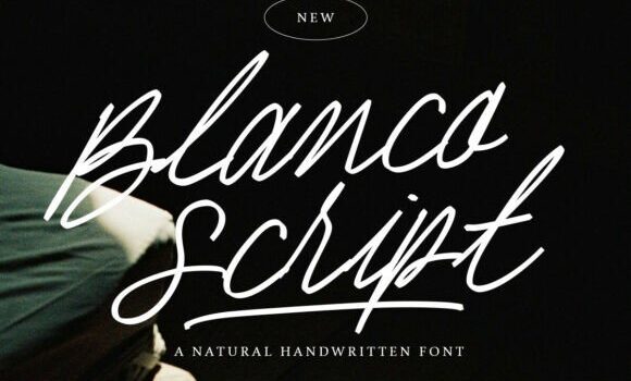 Blanco Script Font - Featured Image