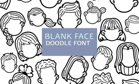 Blank Face Doodle Font Fonts Free Download Blank Face Doodle Font - Featured Image