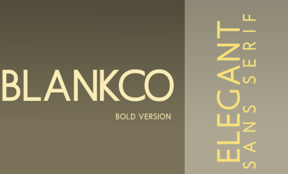 Blankco Bold Font - Featured Image