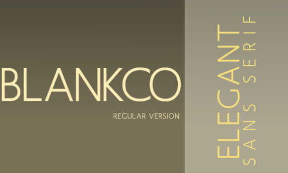 Blankco Font - Featured Image