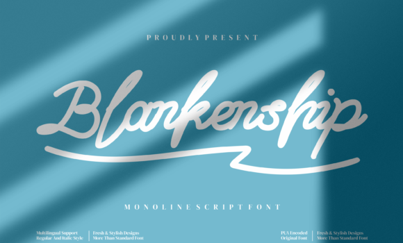 Blankenship Font Fonts Free Download Blankenship Font - Featured Image