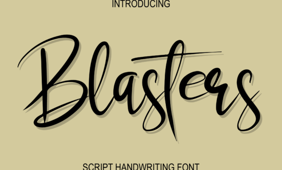 Blasters Font - Featured Image
