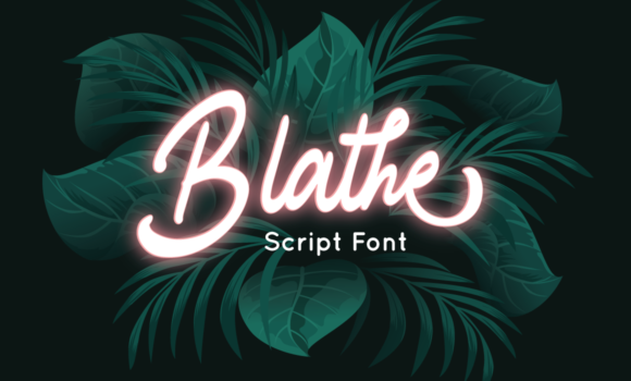 Blathe Font - Featured Image