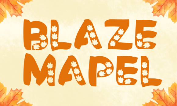 Blaze Maple Font - Featured Image