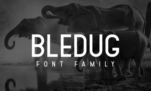 Bledug Family Font - Featured Image