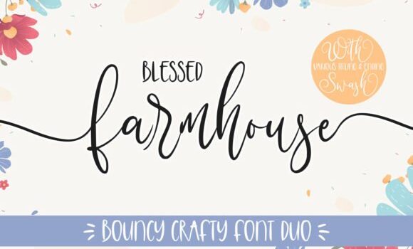 Blessed Farmhouse Font Fonts Free Download Blessed Farmhouse Font - Featured Image