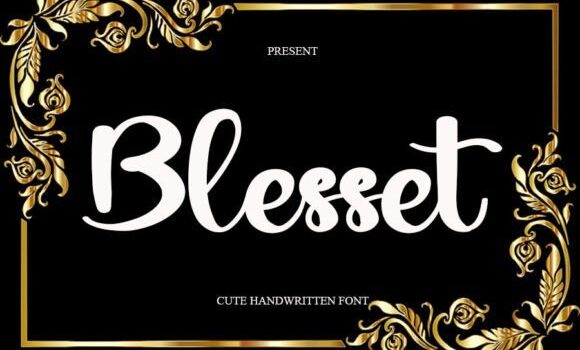 Blesset Font - Featured Image
