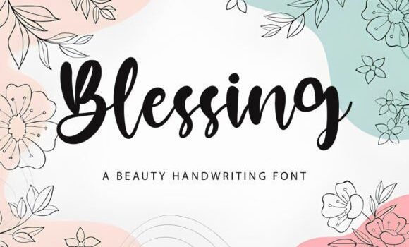Blessing Font Fonts Free Download Blessing Font - Featured Image