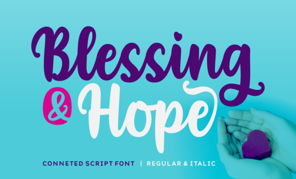 Blessing & Hope Font - Featured Image