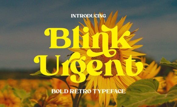 Blink Urgent Font - Featured Image