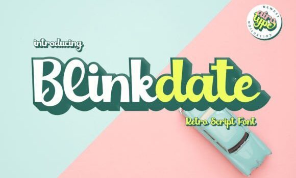 Blinkdate Font - Featured Image