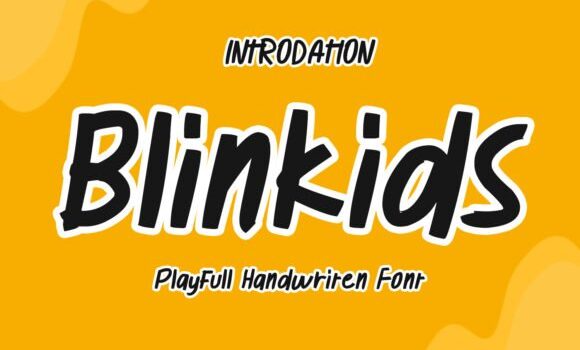 Blinkids Font - Featured Image