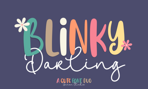 Blinky Darling Duo Font - Featured Image