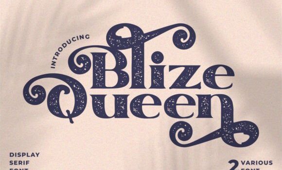 Blize Queen Font - Featured Image