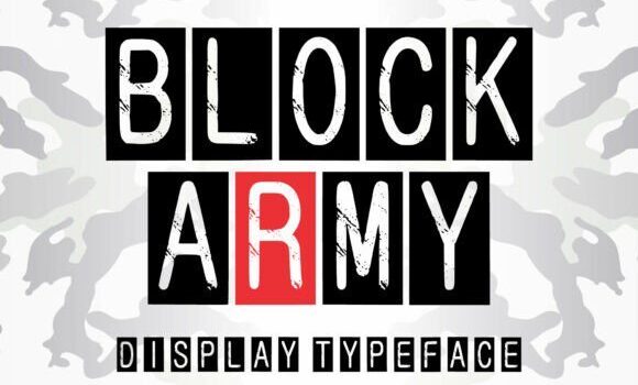 Block Army Font Fonts Free Download Block Army Font - Featured Image