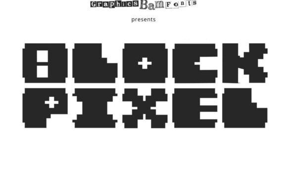 Block Pixel Font - Featured Image